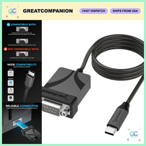Cavo adattatore usb db9 - usb-c,
